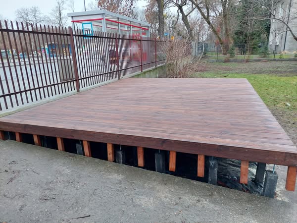 deski kompozytowe - budowa tarasu z kompozytu. Ekoforme